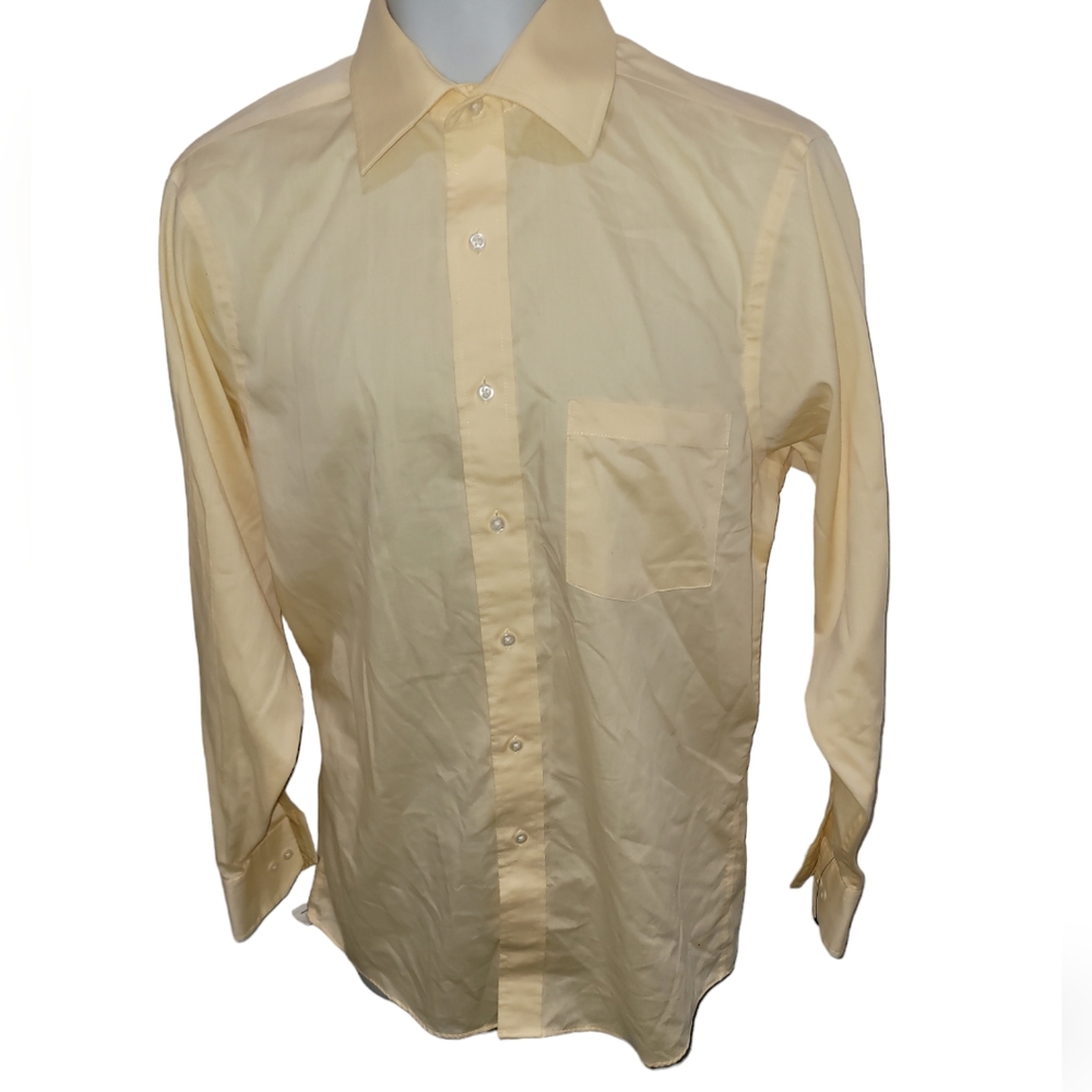 DONALD J TRUMP Dress Shirt Mens size 15 32/33 Non-Iron